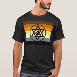 T-shirt Drapeau juif de fierté d'ours