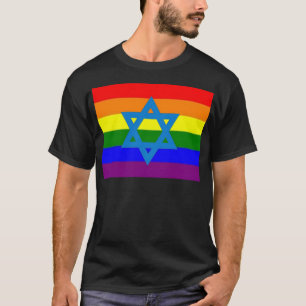 T-shirt Drapeau juif de gay pride