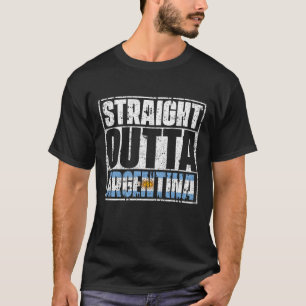 T-shirt Drapeau juste à côté de l'Argentine