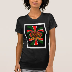 T-shirt Drapeau Kenya d'inspiration africaine - Art Abstra