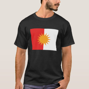 T-shirt Drapeau Lalish Yazidi Melek Taus Ezidi Ezyxan
