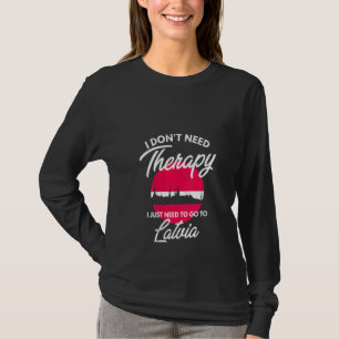T-shirt Drapeau Latvien I Lettonie Drapeau I Vacances I La