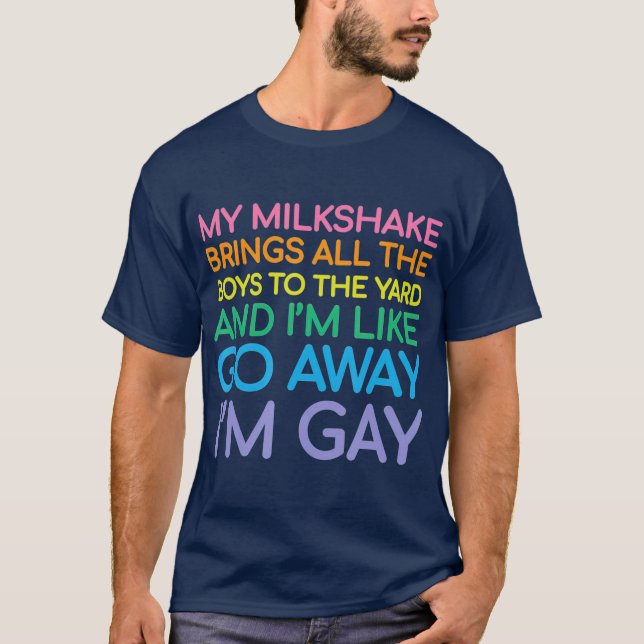 T-shirt Drapeau lesbien gay pride Rainbow LGB Funny Queer (Devant)