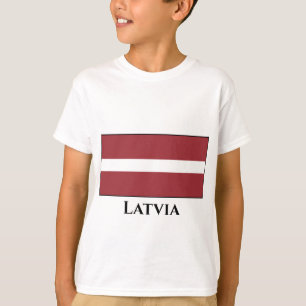 T-shirt Drapeau letton (letton)