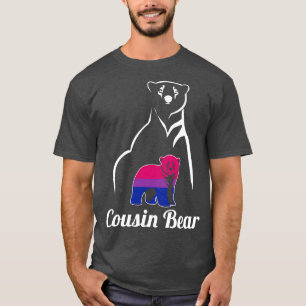T-shirt Drapeau LGBT Bisexual Cousin Bear Bi Pride