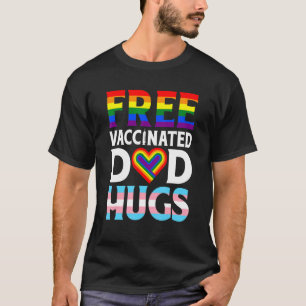 T-shirt Drapeau Lgbt Fier Papa Libre Papa Ennuies Gay Lesb