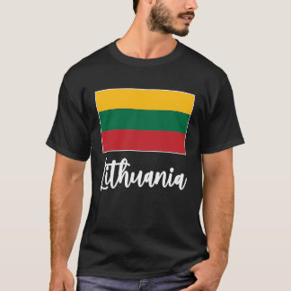 T-shirt Drapeau lituanien Lituanie Racines Patrimoine litu