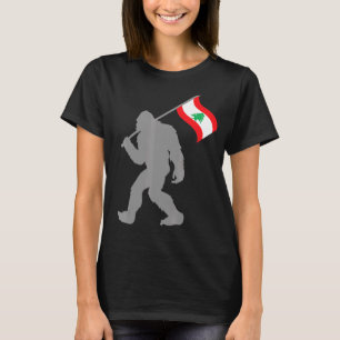 T-shirt Drapeau Lubnan Ou Libanais Sur Le Drapeau Liban