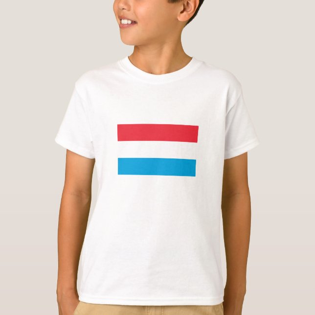 T-shirt Drapeau Luxembourg (Devant)