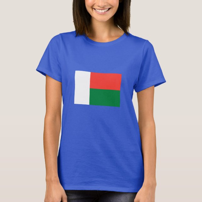 T-shirt Drapeau Madagascar (Devant)