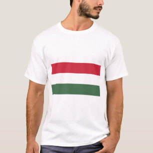 T-shirt Drapeau Magyarország - Hongrie