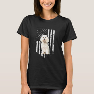 T-shirt Drapeau Maltais Américain Patriotique Maltais Chie