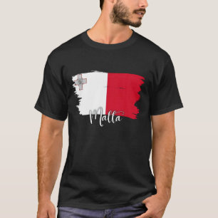 t-shirt drapeau malte, t shirt malte, t-shirt malt