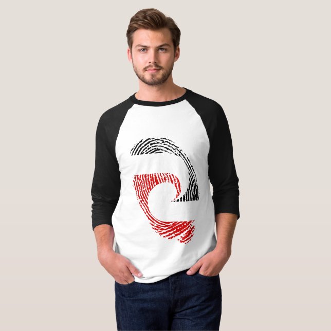 T-shirt Drapeau maori (Devant entier)