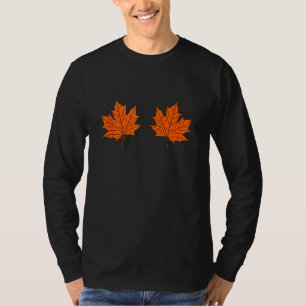 T-shirt Drapeau Maple Leaf Canada Fier sirop d'érable nord