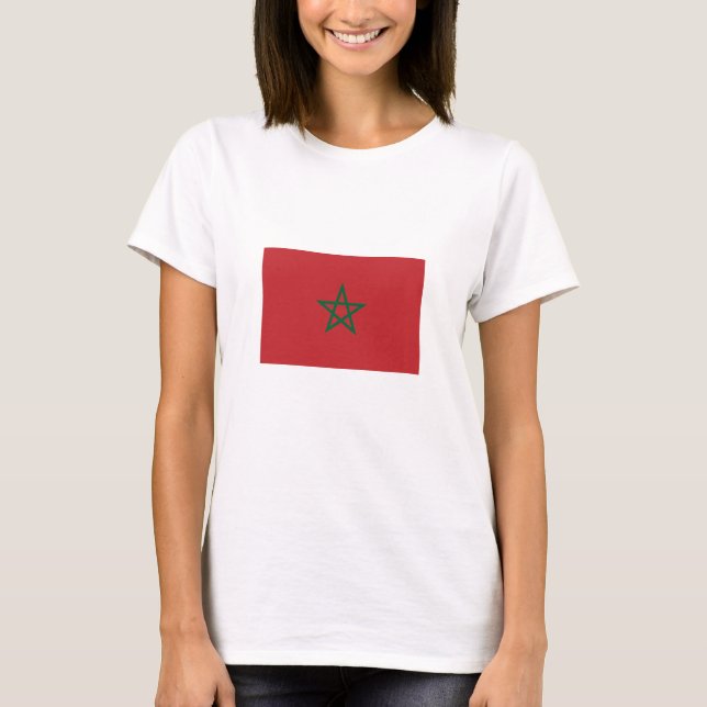 T-shirt Drapeau Maroc (Devant)