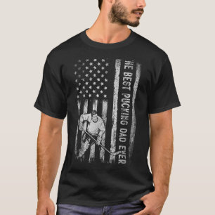 T-shirt Drapeau Mens Meilleur Pucking Papa Jamais Vintage 