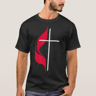 T-shirt Drapeau méthodiste méthodiste méthodiste protes