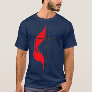 T-shirt Drapeau méthodiste méthodiste méthodiste protes