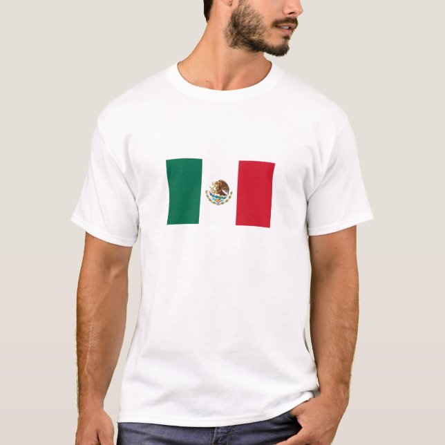 T-shirt Drapeau mexicain (Devant)
