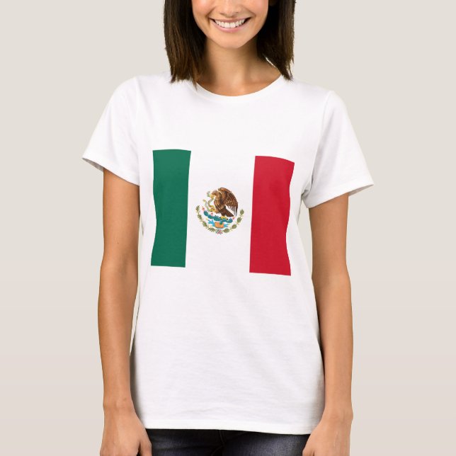 T-shirt Drapeau mexicain (Devant)
