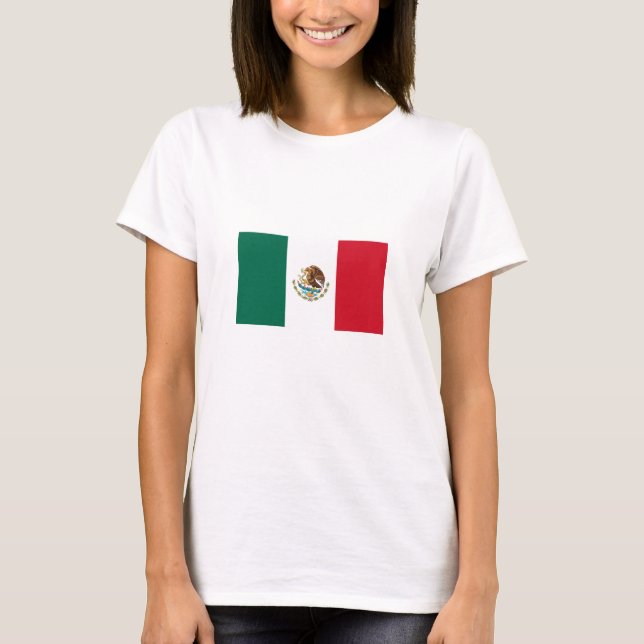 T-shirt Drapeau mexicain (Devant)