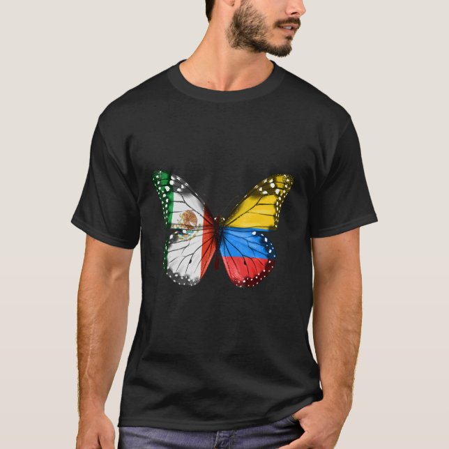 T-shirt Drapeau mexicain (Devant)