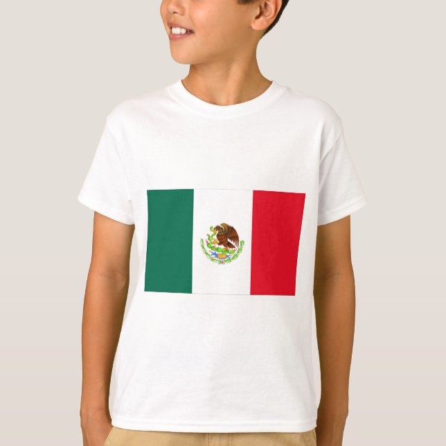 T-shirt Drapeau mexicain (Devant)