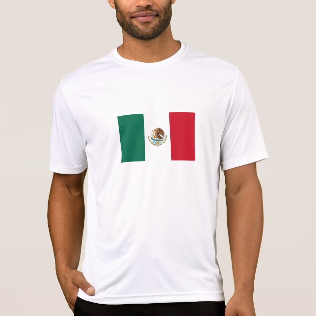 T-shirt Drapeau mexicain (Devant)