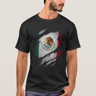 T-shirt Drapeau mexicain Chicano Latino Mexique
