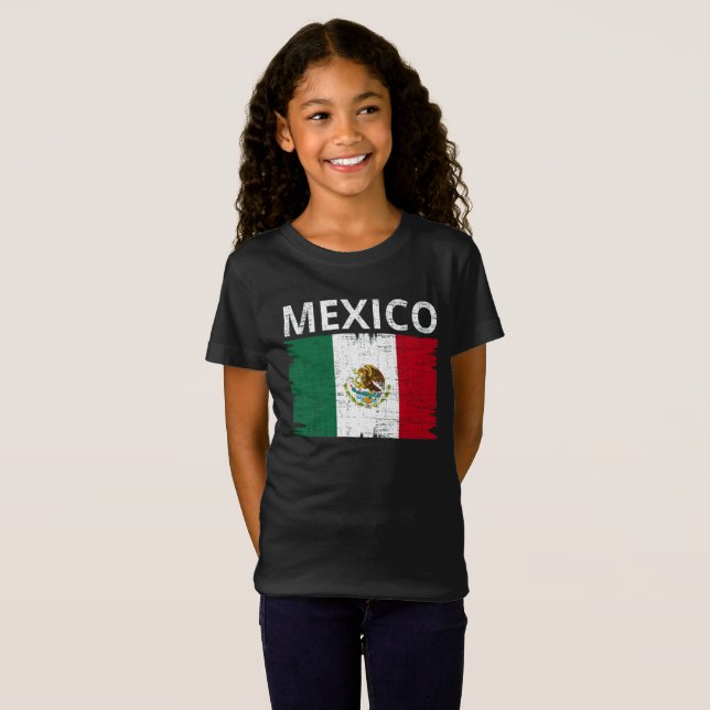 T-Shirt Drapeau mexicain Cinco de Mayo (Devant entier)