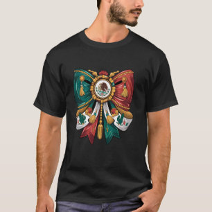 T-shirt Drapeau Mexicain Coquette Bow Espagnole Latina Chi