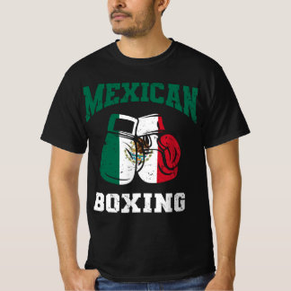 T-shirt Drapeau mexicain de boxe