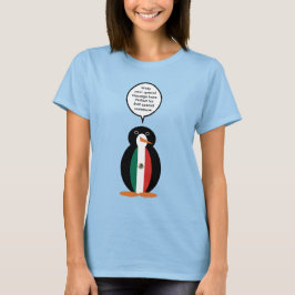 T-shirt Drapeau Mexicain Ms. Penguin Femme Parlante 