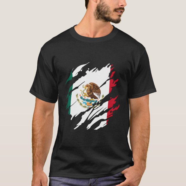 T-shirt Drapeau Mexique (Devant)
