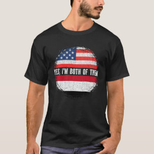 T-shirt Drapeau moitié-américain Yéménite USA Patrimoine d