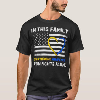 T-shirt Drapeau Monde Dessous Syndrome Journée T Femmes En