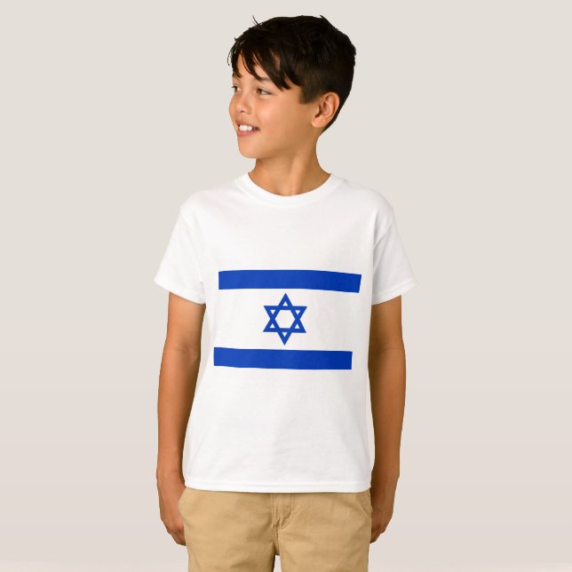 T-shirt Drapeau mondial d'Israël (Devant entier)