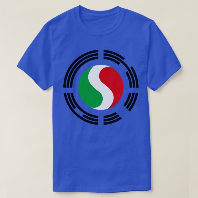 T-shirt Drapeau multilingue coréen (Design devant)