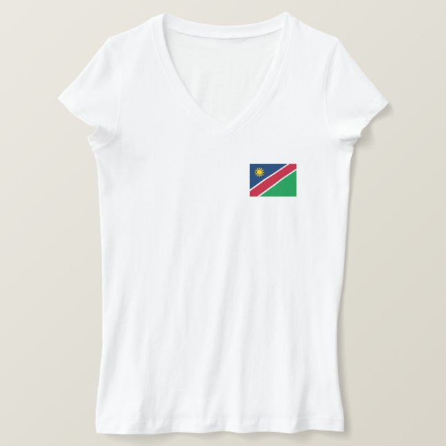 T-shirt Drapeau Namibie (Design devant)