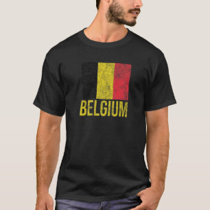 T-shirt Drapeau National Belge Bruxelles