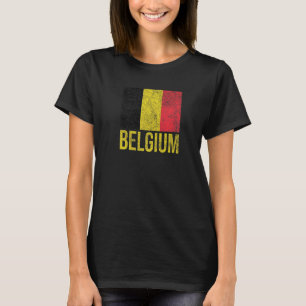 T-shirt Drapeau National Belge Bruxelles