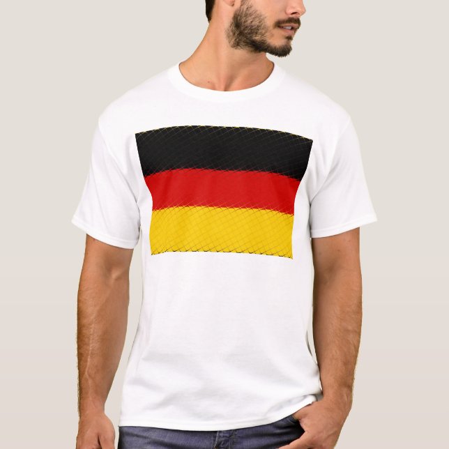 T-shirt Drapeau national d'Allemagne (Devant)