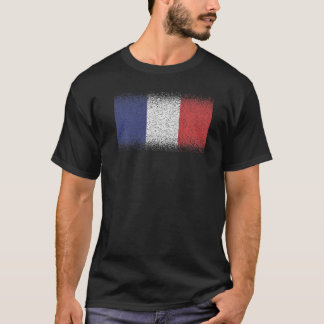 T-shirt Drapeau National de France souvenir pour hommes fe