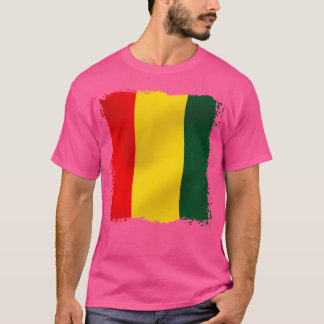 T-shirt Drapeau national de Guinée 1