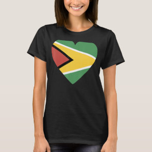 T-shirt Drapeau national de la Guyane souvenir pour hommes