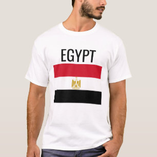 T-shirt Drapeau national de l'Égypte // Pays du monde