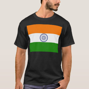 T-shirt Drapeau national de l'Inde Ashoka Chakra