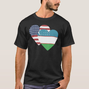T-shirt Drapeau national de l'Ouzbékistan souvenir pour le