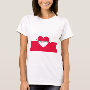T-shirt Drapeau national de Pologne - Polska - Rzeczpospol